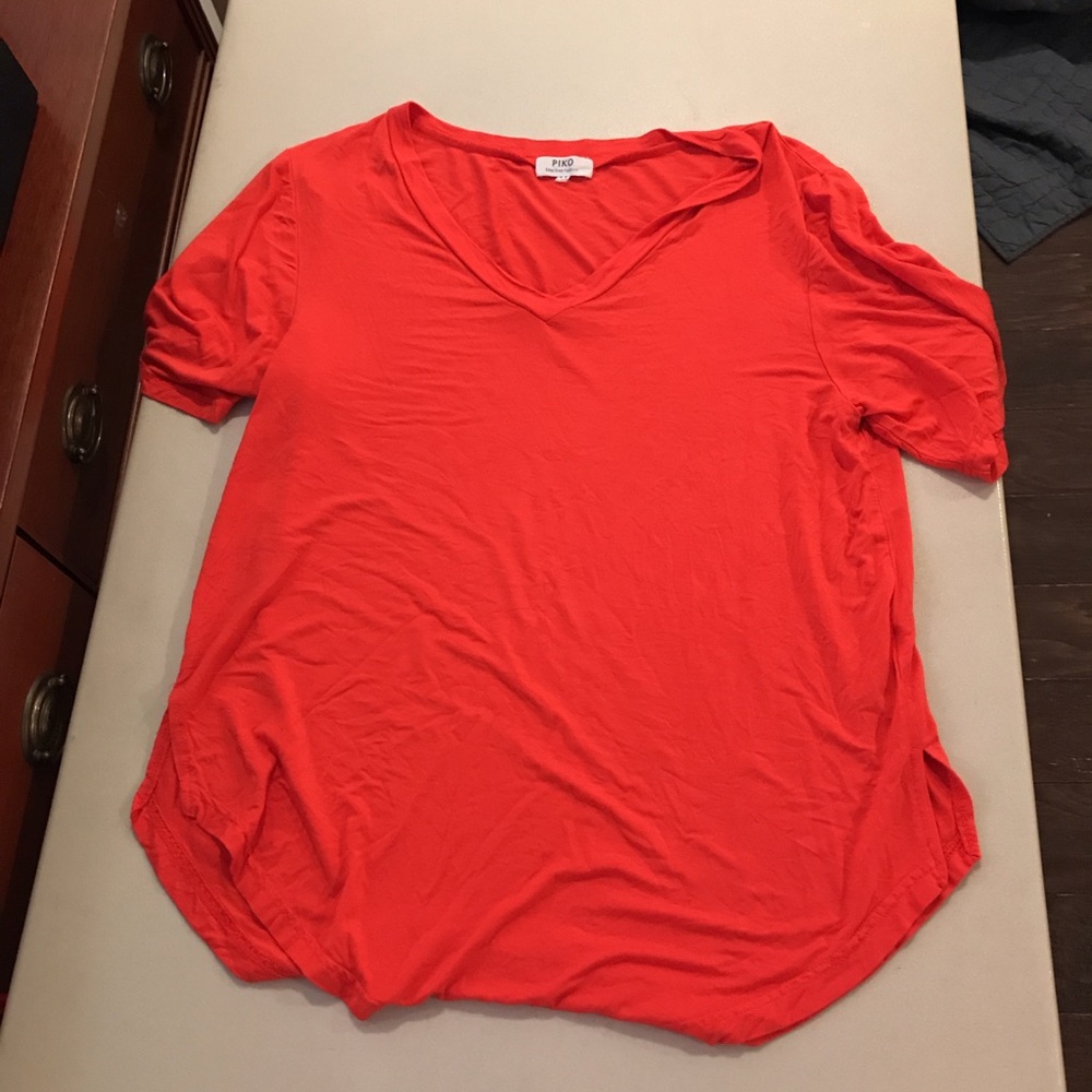 Piko -Orange- vneck